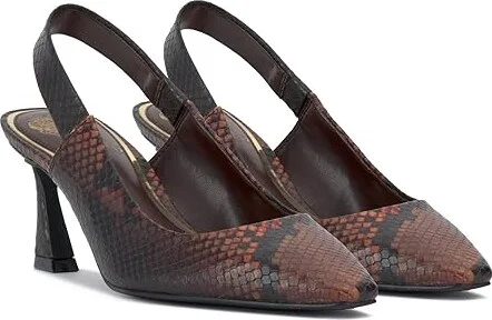 Vince Camuto Samila Slingback Pump High Women's Heels Dusk : 9 M, Leather