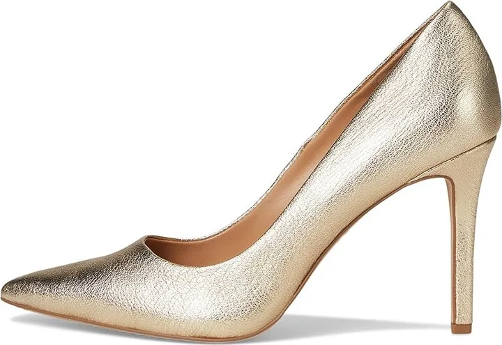 Vince Camuto Savilla Classic Pumps High Women's Heels Egyptian Gold : 8 M, Leather - Image 6