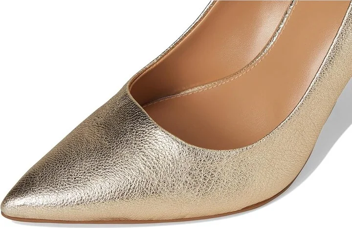 Vince Camuto Savilla Classic Pumps High Women's Heels Egyptian Gold : 8 M, Leather - Image 7