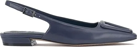 Vince Camuto Savy Women's Flat Shoes Elemental Blue : 12 M, Leather - Image 6
