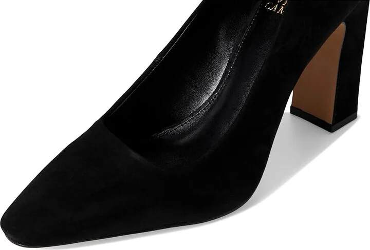 Vince Camuto Sibrina High Heel Pump High Women's Heels Black : 7.5 M, Rubber/Suede - Image 7