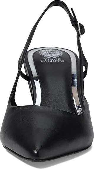 Vince Camuto Sindree High Women's Heels Black : 10 M, Leather/Rubber - Image 2