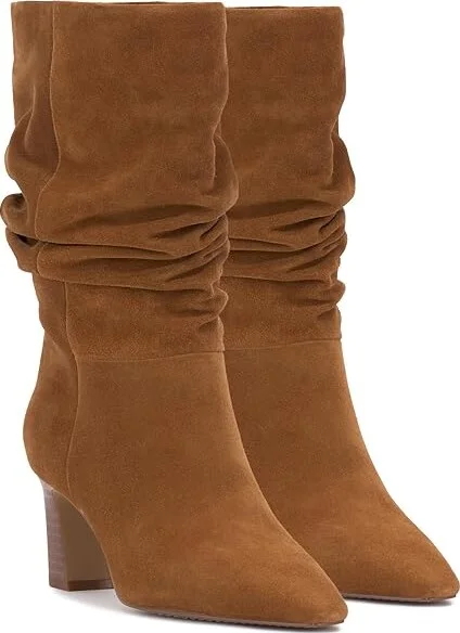Vince Camuto Skylar Women's Boots Golden Walnut : 8 M, Leather