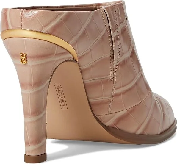 Vince Camuto Solene High Heel Mule Women's Shoes Chai Latte : 11 M, Leather - Image 4