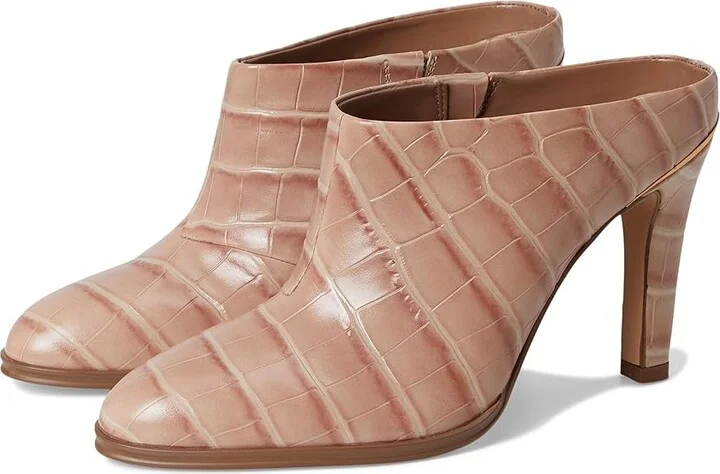 Vince Camuto Solene High Heel Mule Women's Shoes Chai Latte : 11 M, Leather