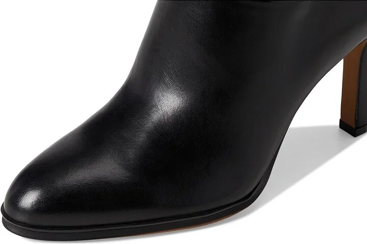 Vince Camuto Sybilla Double Strap High Heel Bootsie Women's Boots Black : 6 M, Leather - Image 7