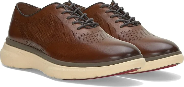 Vince Camuto Talmai Laser Wing Oxford Men's Shoes Cuero : 10 M, Lace/Leather/Rubber