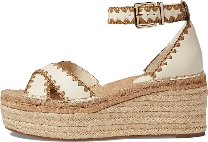 Vince Camuto Treyenn Women's Sandals Creamy White : 11 M, Leather/Rubber/Suede - Image 6