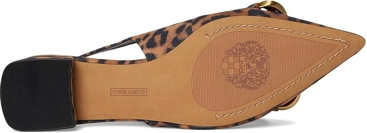 Vince Camuto Valiey Chain Link Slingback Mule Women's Flat Shoes Black : 8 M, Faux Leather - Image 9