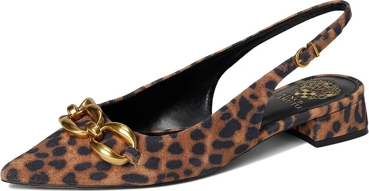 Vince Camuto Valiey Chain Link Slingback Mule Women's Flat Shoes Black : 8 M, Faux Leather - Image 11