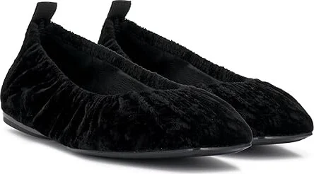 Vince Camuto Verline Women's Flat Shoes Black : 9 M, Leather/Nylon/Polyester