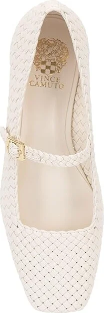 Vince Camuto Vinley Women's Flat Shoes Coconut Cream : 9 M, Leather/Rubber - Image 2