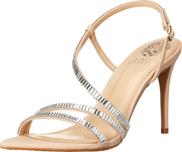 Vince Camuto womens Antinie Crystal Strap High Heeled Sandal