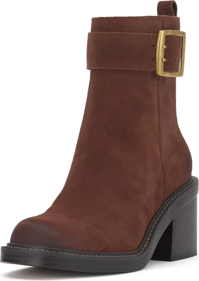 Vince Camuto Women's Bembonie Stacked Heel Bootie Ankle Boot