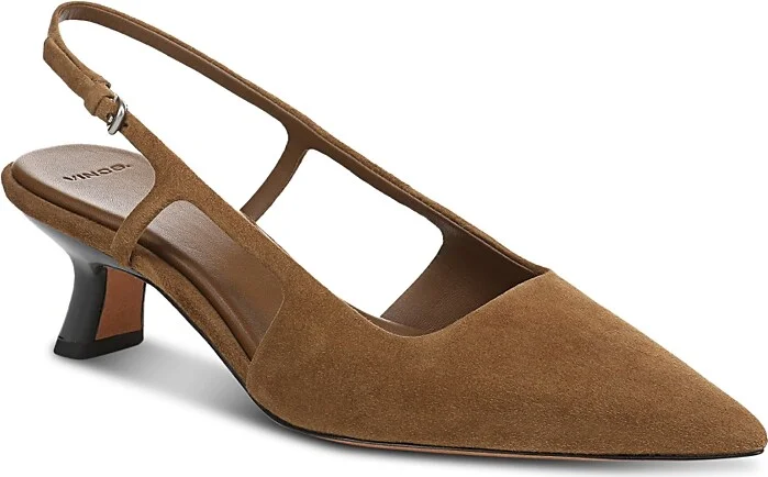 Vince Camuto Women's Bianca Slingback Mid Heel Pumps