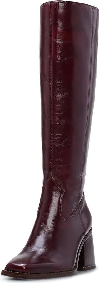 Vince Camuto Women's Biancaa Sangeti Stacked Heel Knee High Boot