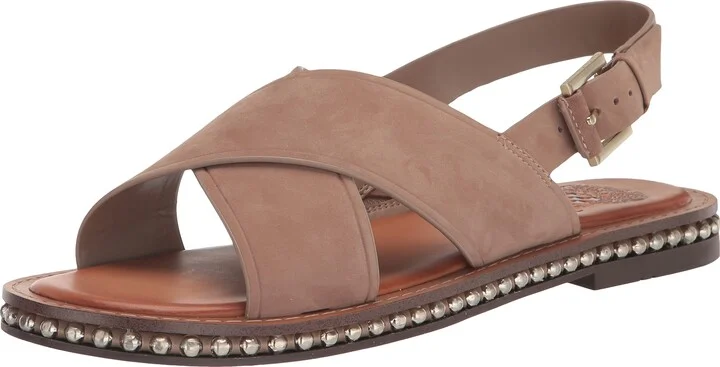Vince Camuto Women's Ceemilo Buckle Strap Sandal Flat