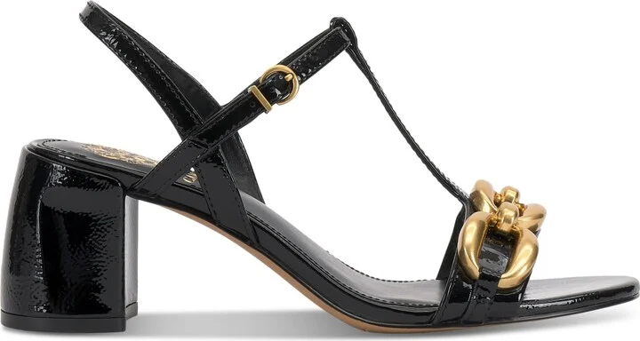Vince Camuto Women's Chirie Chain T-Strap Block-Heel Sandals - Image 2