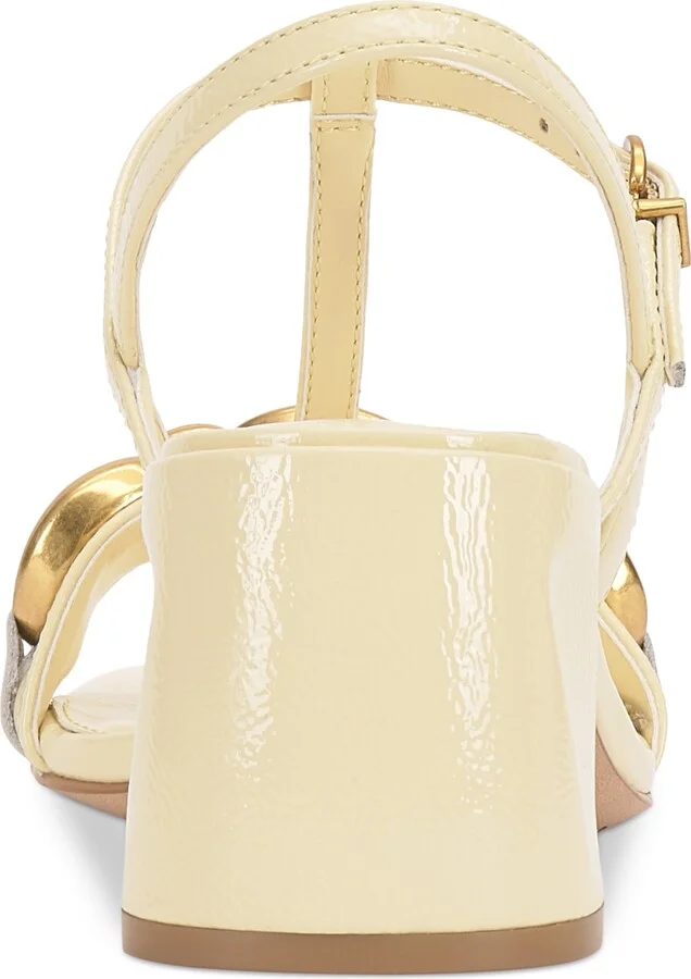 Vince Camuto Women's Chirie Chain T-Strap Block-Heel Sandals - Image 7