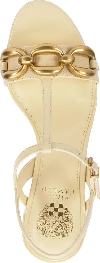 Vince Camuto Women's Chirie Chain T-Strap Block-Heel Sandals - Image 8