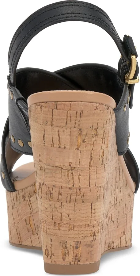 Vince Camuto Women's Ellna Studded Platform Wedge Sandals - Image 3