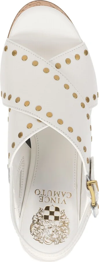 Vince Camuto Women's Ellna Studded Platform Wedge Sandals - Image 8