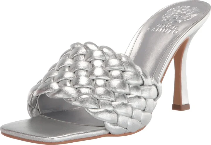 Vince Camuto Women's Footwear Women's Brinela Woven High Heel Mule Heeled Sandal