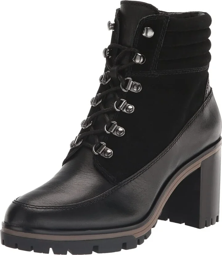 Vince Camuto Women's Footwear Women's Donenta Shearling Lace Up Bootie Ankle Boot