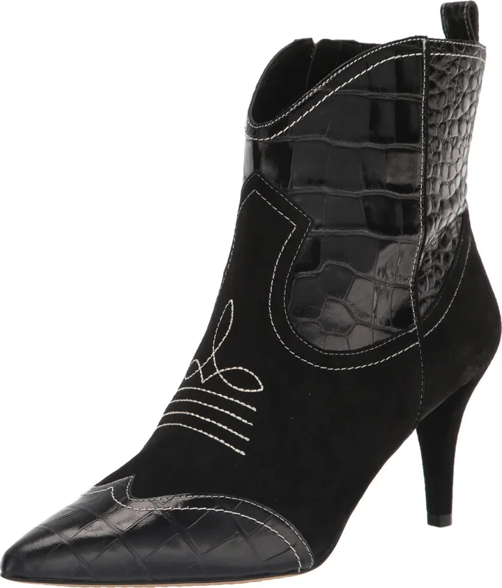 Vince Camuto Women's Footwear Women's Saiovell Stiletto Heel Western Bootie Ankle Boot