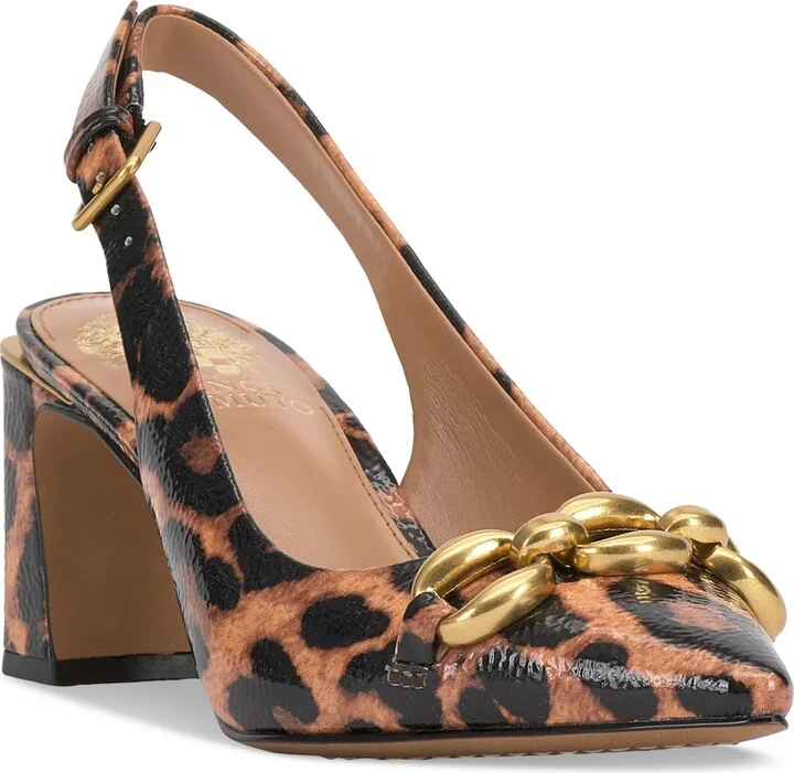 Black,natural Leopard Patent
