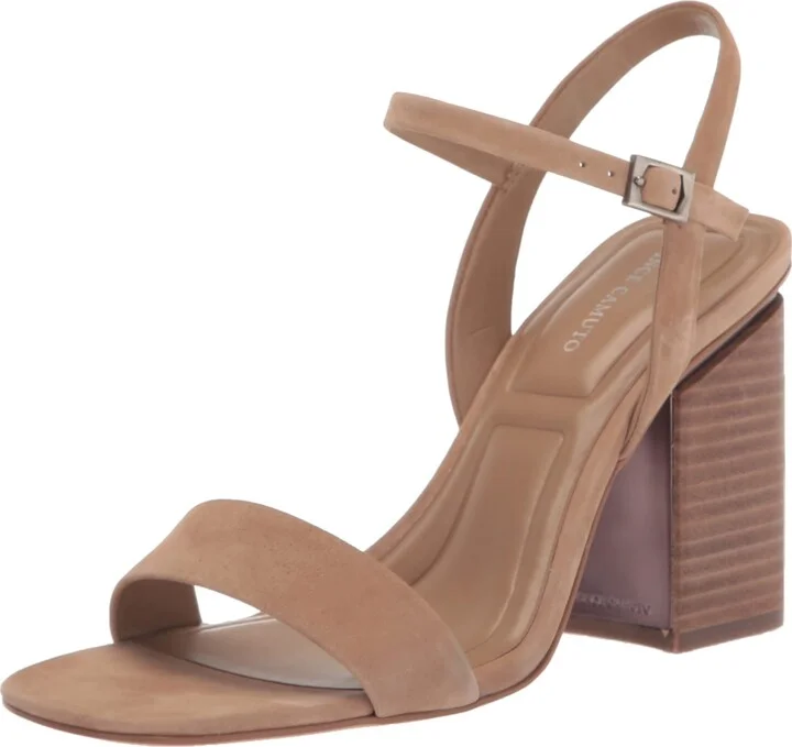 Vince Camuto Women's Herrica Stacked Heel Sandal Heeled