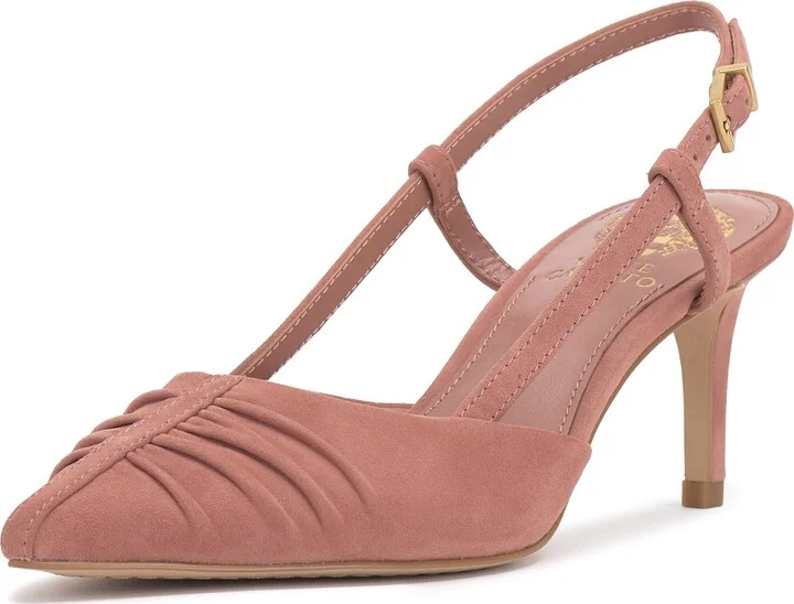 Dark Pale Pink Suede