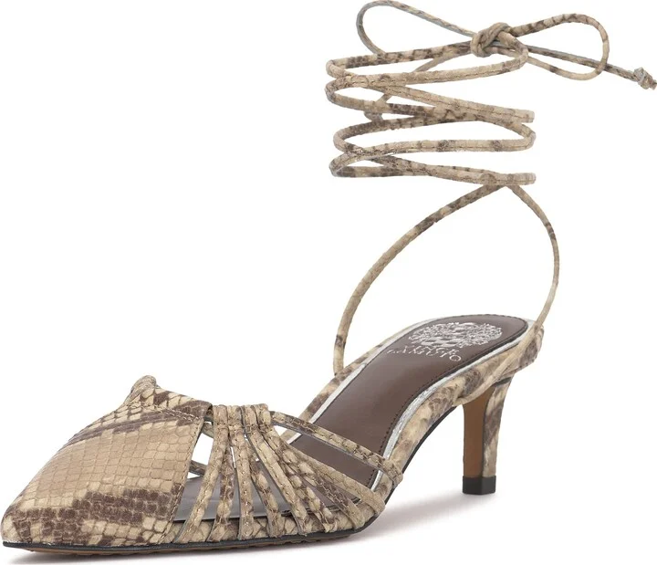 Taupe Snake Print