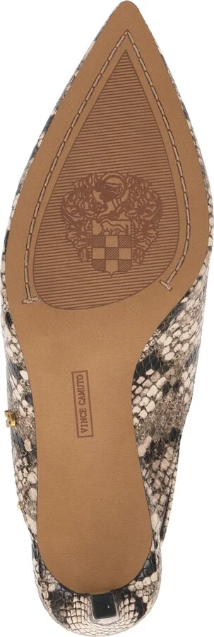 Vince Camuto Women's Kylien Pointed Toe Slingback Pumps - Burnt Sugar/Cafe Mocha Suede - Image 9
