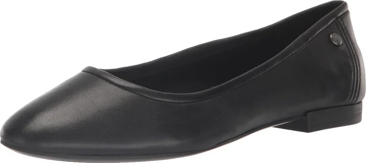 Black Smooth Leather