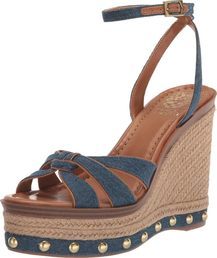 Vince Camuto Women's Poula Embellished Wedge Sandal