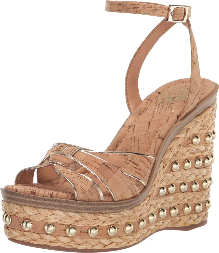 Vince Camuto Women's Prenzie Embellished Wedge Sandal