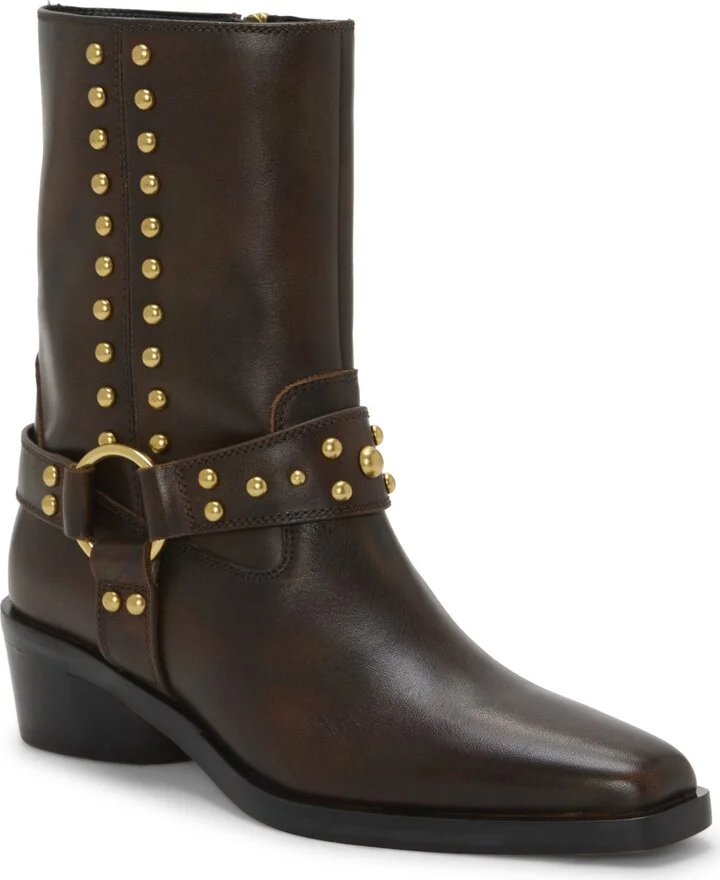 Dark Caramel Vintage Acid Wash Leather