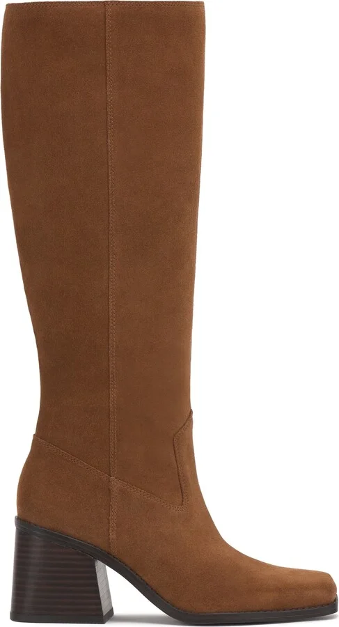Vince Camuto Womens's Sangeti Block-Heel Wide-Calf Knee-High Boots - Image 10