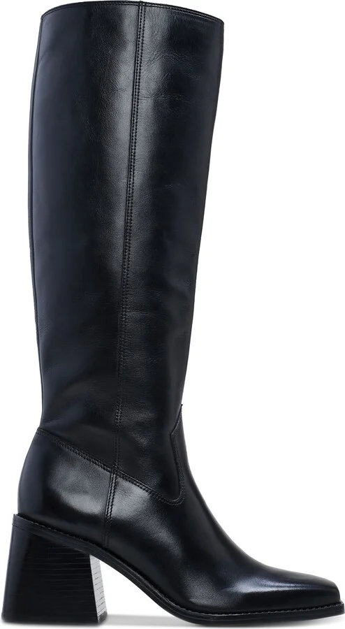 Vince Camuto Womens's Sangeti Snip-Toe Block-Heel Extra Wide-Calf Knee-High Boots - Image 2