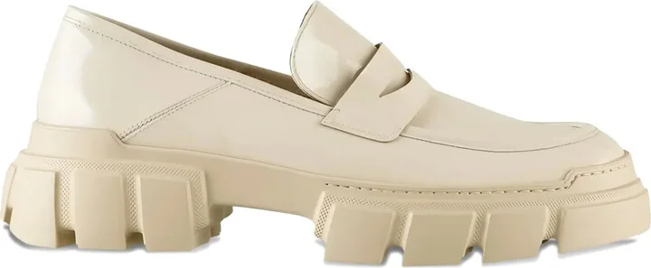 Vince chunky-sole leather loafers