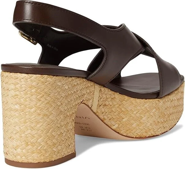 Vince Clementina Strappy Sandals Women's Sandals Cacao Brown Leather : 8.5 M - Image 4