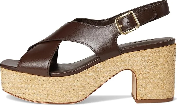 Vince Clementina Strappy Sandals Women's Sandals Cacao Brown Leather : 8.5 M - Image 6