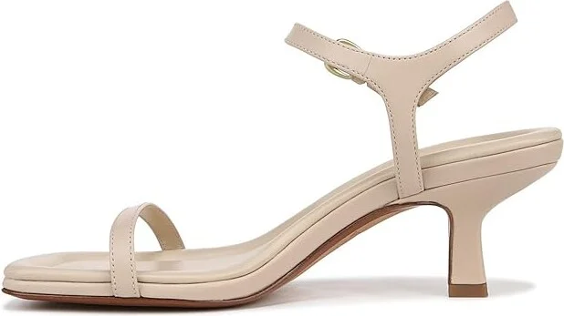 Vince Coco Square Toe Heeled Sandals Women's Sandals Birch Sand Leather : 8 M, Leather/Rubber - Image 5