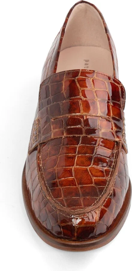 Vince Croc Embossed Penny Loafer - Image 4