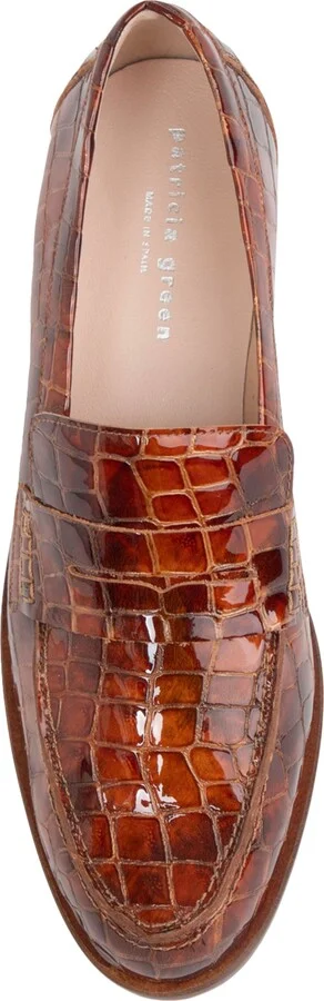 Vince Croc Embossed Penny Loafer - Image 5