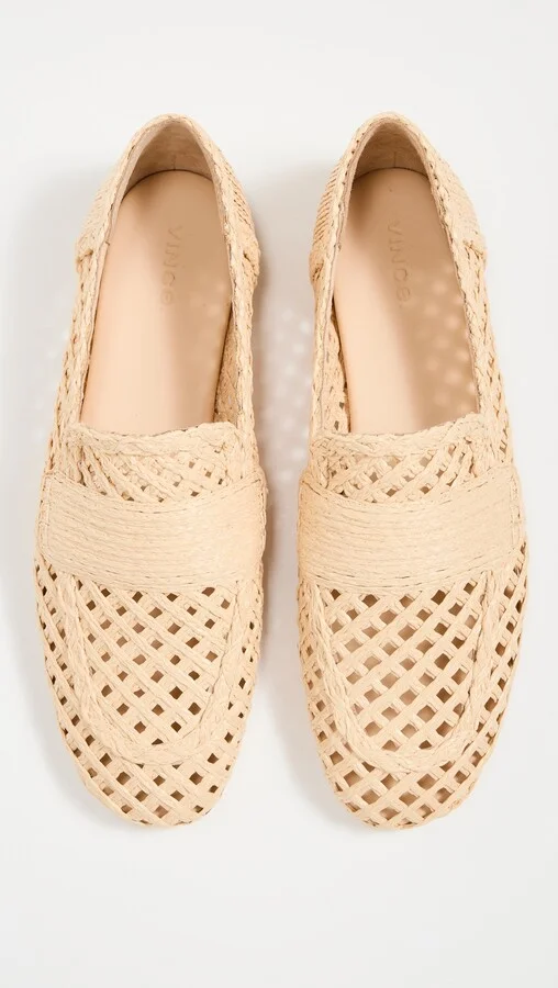 Vince Davis Raffia Flats - Image 4