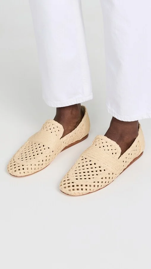 Vince Davis Raffia Flats - Image 5
