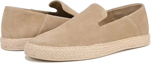 Vince Emmitt Slip-On Espadrille Loafers Men's Lace-up Boots Sand Trail Beige Suede : 11 M