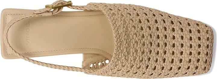 Vince Eris Women's Wedge Shoes Birch Sand Beige Leather : 8.5 M - Image 2